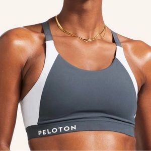 Peloton Together We Go Far Color Block Sports Bra - XL
